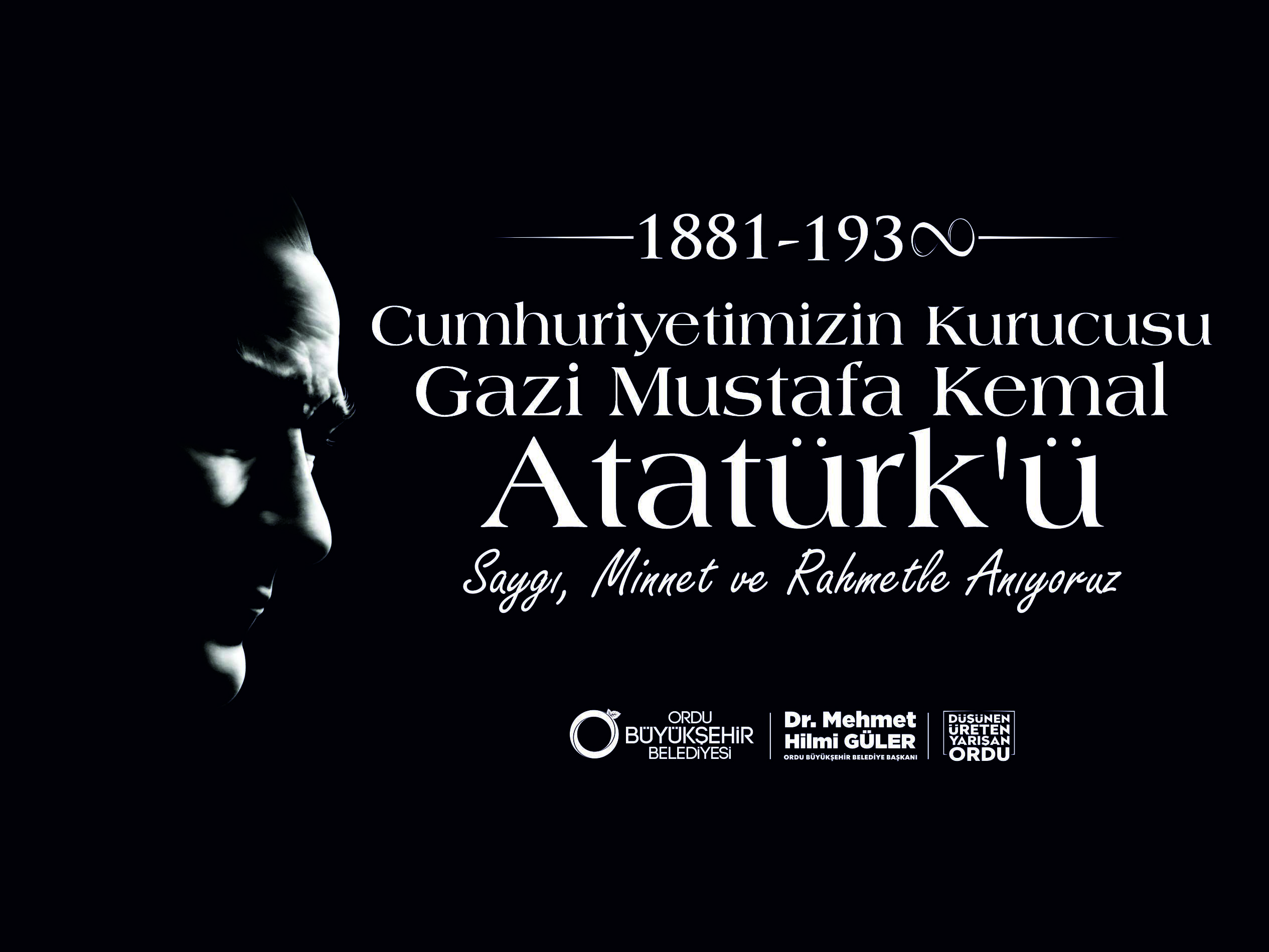 BAŞKAN GÜLER’DEN 10 KASIM ATATÜRK’Ü ANMA GÜNÜ MESAJI